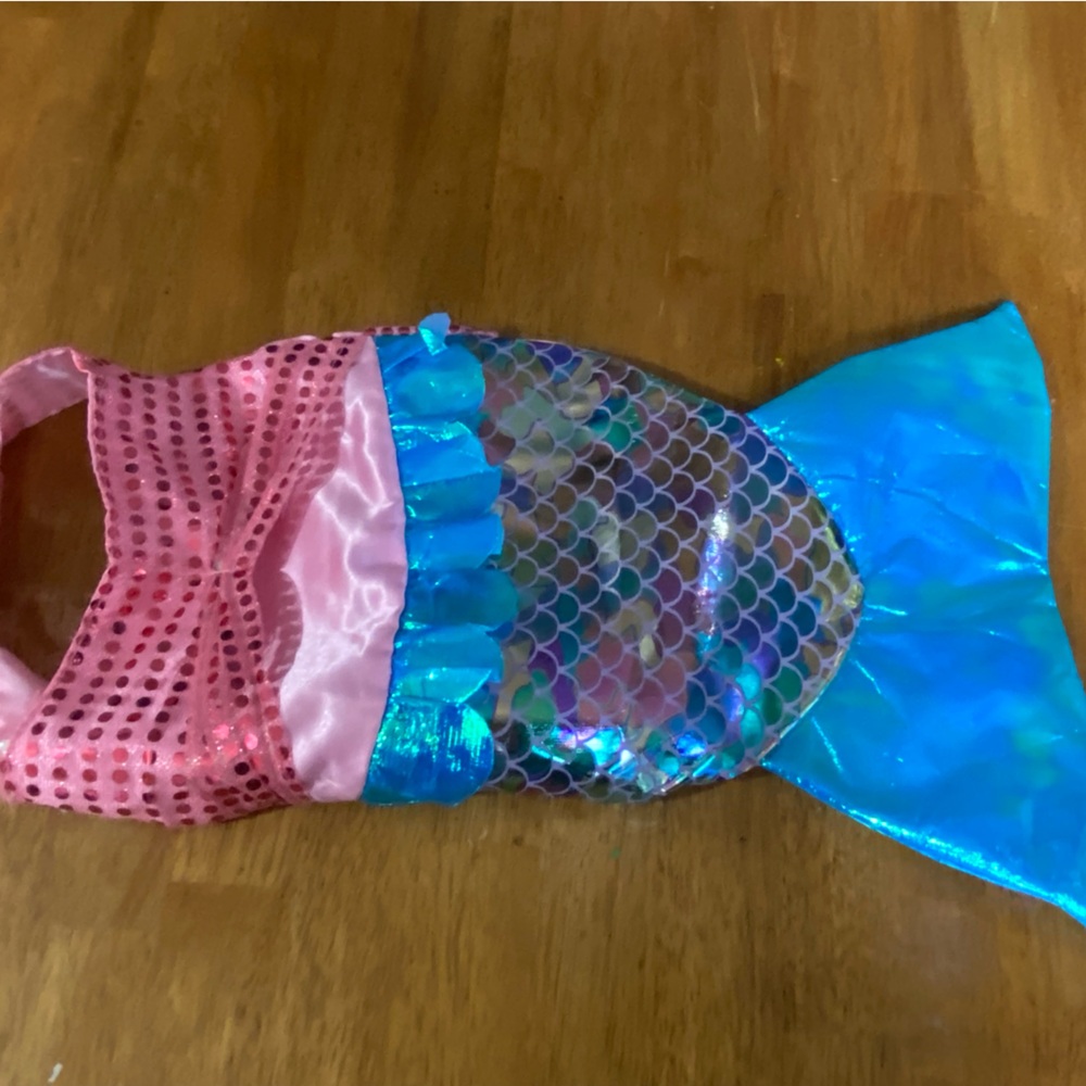 Pink‎ and Blue Mermaid Costume for Pets - Picture 2 of 4